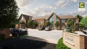 Front elevation example